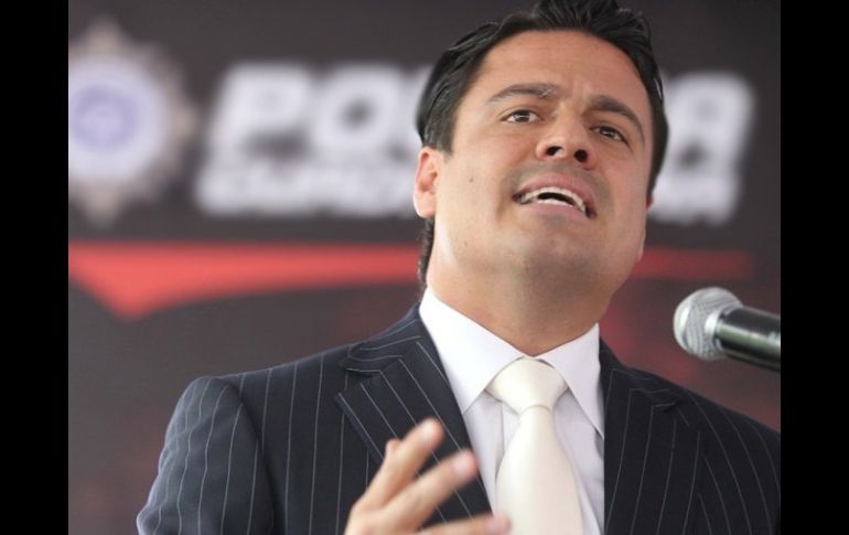 El presidente municipal de Guadalajara, Aristóteles Sandoval Díaz. A. CAMACHO  /