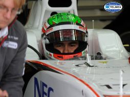 Sergio 'Checo' Pérez buscará cerrar de mejor manera lo que falta de la temporada. AFP  /