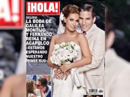 La pareja engalana la portada de la revista ¡Hola! EL UNIVERSAL  /