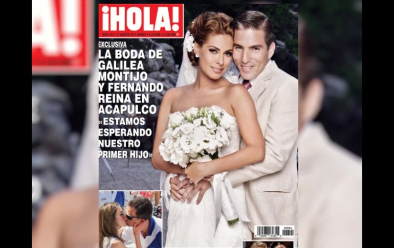 La pareja engalana la portada de la revista ¡Hola! EL UNIVERSAL  /