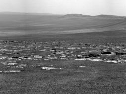 En la imagen se muestra una panorámica del cráter. AP  /