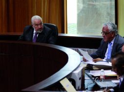 José Alejandro Luna Ramos (izquierda) promete transparencia y apertura a las institucioners y a la sociedad civil. EL UNIVERSAL  /