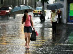 El Sinaproc informó que para las próximas 24 horas se prevén lluvias fuertes en 12 estados. ARCHIVO  /