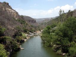 Vista del área donde se pretende construir la cortina de la presa El Zapotillo. ARCHIVO  /