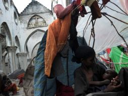 La crisis humanitaria en Somalia empeora con los reportes de una epidemia de cólera. AFP  /