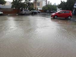 Las lluvias han provocado encharcamientos en varias partes de la República. NTX  /