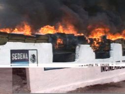 La Secretaría de Seguridad Pública ordenará la incineración de la zona en breve. NTX  /