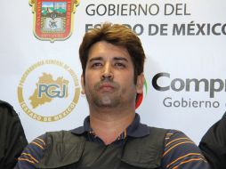 La Procuraduría General de Justicia del Estado de México presentó a Óscar Osvaldo García Montoya. ARCHIVO  /