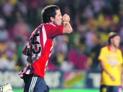 El joven Antonio Gallardo se estrenó en la Primera División anotando el segundo gol del Rebaño. EFE  /