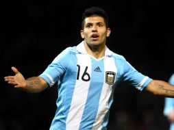 Kun Aguero durante la Copa América en Argentina. MEXSPORT  /