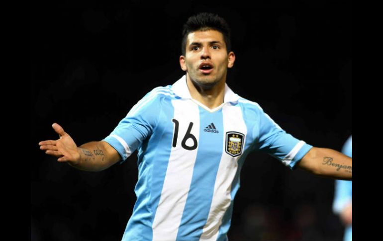 Kun Aguero durante la Copa América en Argentina. MEXSPORT  /