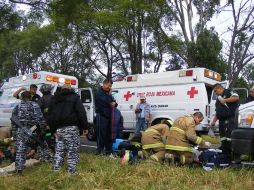 Dos personas más resultaron con lesiones graves tras el accidente carretero. M. PATIÑO  /