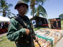 En lo que va del año, se han incautado varios tipos de droga. EFE  /