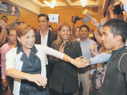 Josefina Vázquez Mota, coordinadora de la bancada de Acción Nacional en San Lázaro. EL UNIVERSAL  /