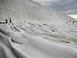 Aspecto de las instalaciones que se están construyendo en el aeródromo de Cuatro Vientos. EFE  /