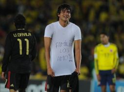 Jorge Valencia celebra tras derrotar a Colombia en partido de Cuatos de Final del Mundial Sub-20. AFP  /