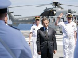 Sarkozy propone reducir el déficit presupuestario francés a un 5.7 por ciento del Producto Interno Bruto este año. AFP  /