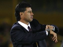 El técnico de la selección de México durante el partido contra Colombia donde salieron victoriosos sus pupílos. REUTERS  /