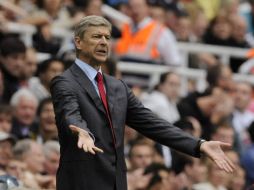 Arsene Wenger durante el NewCastle United en liga Premier. REUTERS  /