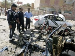 En Nayaf, dos coches bombas explotaron causando al menos dos muertos y 20 heridos. AFP  /
