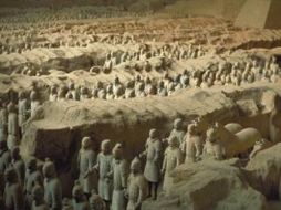 Los guerreros y corceles de terracota. ESPECIAL  /