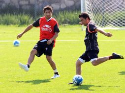 Entrenamiento de hoy de jugadores de Atlas. M. FREYRÍA  /