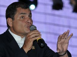 Rafel Correa, presidente de Ecuador por el partido Alianza País. ARCHIVO  /