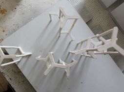 La pieza ''Soportes'', que estará en concurso en Oriente. S. NÚÑEZ  /