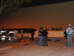 Autoridades llegaron al lugar de la ejecución. O.RUVALCABA  /