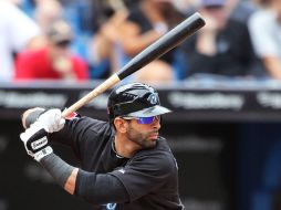 El dominicano José Bautista es el líder de la Liga Americana en el departamento de cuadrangulares, con 34. REUTERS  /