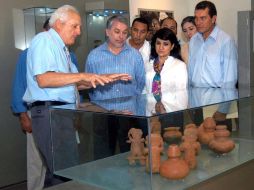 En gira por Mascota, el mandatario Emilio González acudió a la reapertura del Museo del municipio. ESPECIAL  /