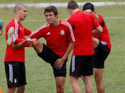 La Selección nacional Sub-20 entrena para su próximo partido en las semifinales del Mundial Sub-20 ante Brasil. AP  /