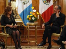 de Guatemala, Álvaro Colom. NOTIMEX  /
