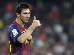 Messi ayer jugó con el club al que pertenece, el Barcelona, quienes fueron victoriosos ante el Real Madrid. REUTERS  /