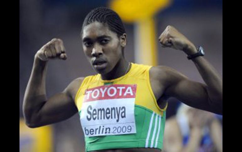 Caster Semenya defenderá su título en la pista de Daegu. ESPECIAL  /
