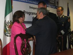 La delegada de la PGR, Victoria Pacheco Jiménez tomó hoy posesión. M. PATIÑO  /