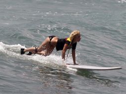 Gaga se suma a la lista de famosos visitantes a las playas de Nayarit. NTX  /