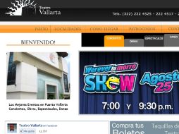 La cartelera del Teatro Vallarta actualmente espera la llegada del show juvenil de Werevertumorro. ESPECIAL SITIO OFICIAL  /