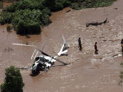 El helicóptero estaba reportado como desaparecido desde el miércoles. NTX  /