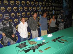 Arsenal decomisado a integrantes de “La Resistencia” en Jocotepec. M. PATIÑO  /