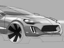 Eterniti Motors ha revelado este boceto, del que se desprenderá su primer modelo de producción. ESPECIAL  /