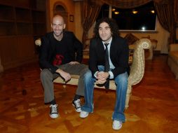 Martín Murano y Pablo Ahmed, integrantes de la Fábrica de Tangos. NOTIMEX  /