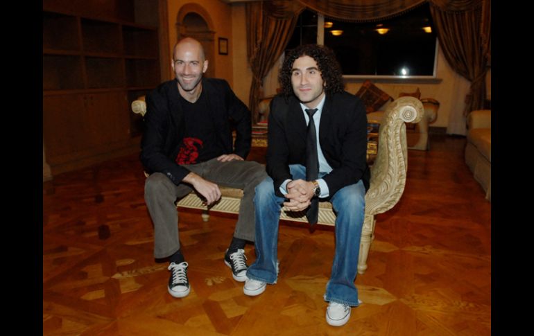 Martín Murano y Pablo Ahmed, integrantes de la Fábrica de Tangos. NOTIMEX  /