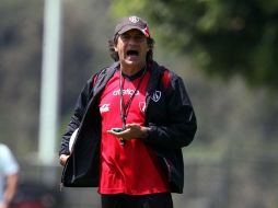 El técnico de Atlas, Rubén Omar Romano, prepara las estrategias para enfrentar al América. MEXSPORT  /