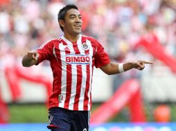 Marco Fabián anotó uno de los goles de Chivas en el partido. E. PACHECO  /