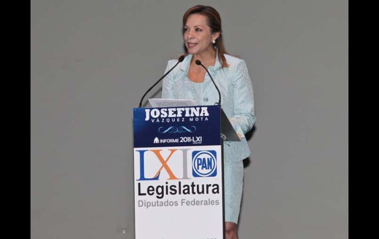 Josefina Vázquez Mota dijo que existe una deuda con las oportunidades de crecimiento económico en México. E. PACHECO  /