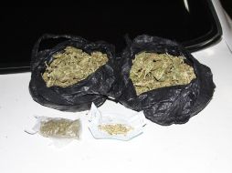 En la imagen, la mariguana incautada a sujetos por policías de Tlaquepaque. ESPECIAL  /