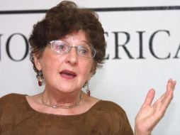 Margo Glantz fue una de las invitadas para reflexionar sobre el tema. ESPECIAL  /