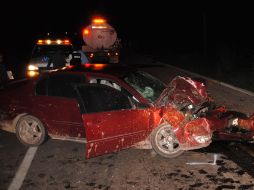 Según un testigo, el Jeep circulaba a baja velocidad cuando fue impactado por el Malibú. O. RUVALCABA  /