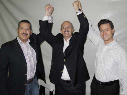 Beltrones y Peña Nieto descartan enfrentamientos rumbo a elecciones de 2012. NOTIMEX  /